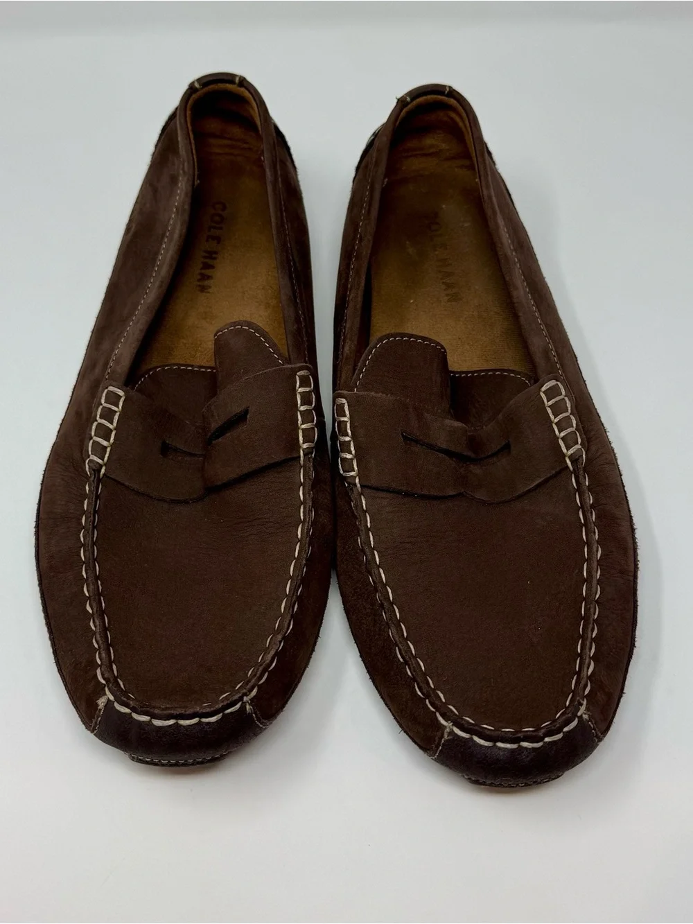 Cole Haan | Men’s Dark Brown Suede Driving Loafers, Size 13 - EUC